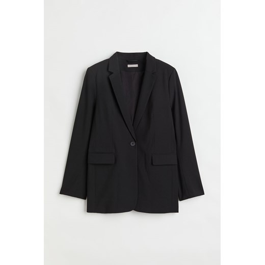 H & M - Einreihiger Blazer - Schwarz - Damen H & M XL H&M