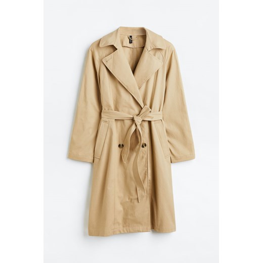 Płaszcz damski H & M bawełniany casual 