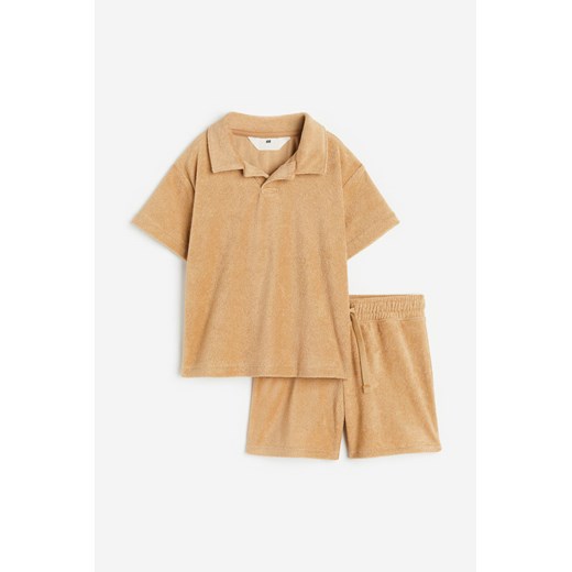 H & M - Komplet frotte 2-czesciowy - Beżowy H & M Dostępne inne rozmiary H&M
