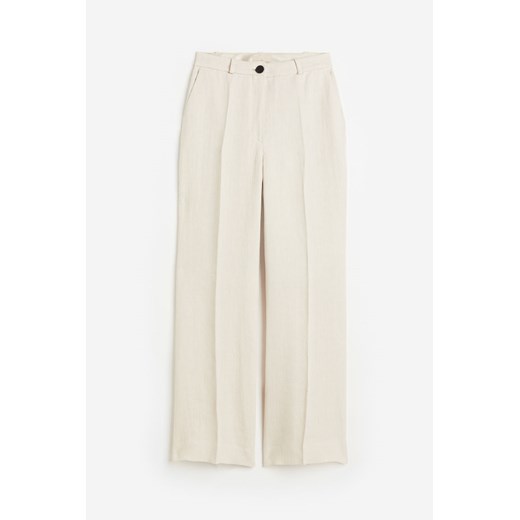 H & M - Elegante Leinenhose - Beige - Damen H & M 38 H&M