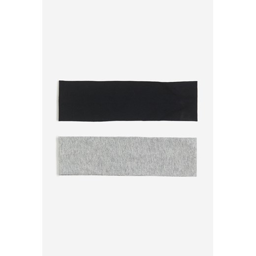 H & M - 2er-Pack Stirnbänder aus Jersey - Grau - Damen H & M ONESIZE H&M