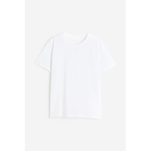H & M - Bawełniany T-shirt - Biały H & M Dostępne inne rozmiary H&M
