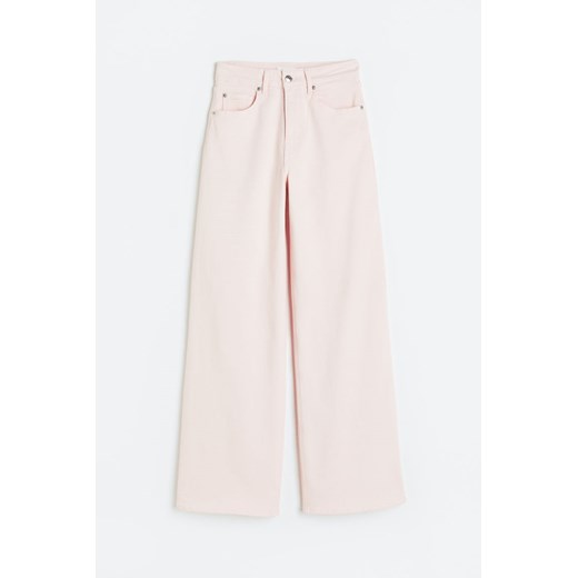 H & M - Wide High Jeans - Rosa - Damen H & M 38 H&M