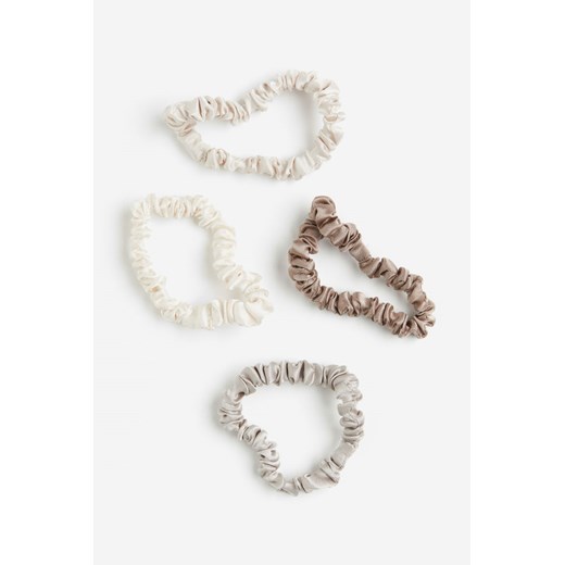 H & M - 4er-Pack Scrunchies aus Seide - Beige - Damen H & M NOSIZE H&M