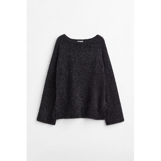 H & M - Flauschiger Oversized-Pullover - Schwarz - Damen H & M XS H&M