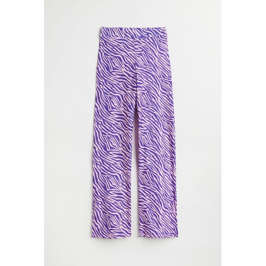H & M - Proste spodnie - Fioletowy H & M S H&M