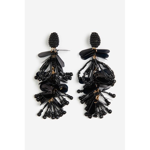 H & M - Wiszace kolczyki - Czarny H & M One Size H&M