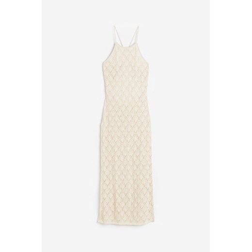 H & M - Plażowa sukienka o wygladzie szydełkowej robótki - Beżowy H & M Dostępne inne rozmiary H&M