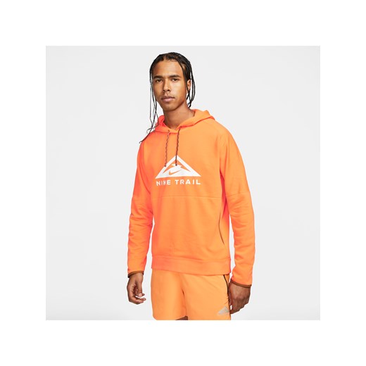 Bluza męska Nike pomarańczowy w sportowym stylu zimowa