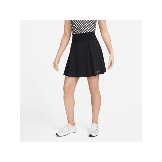 Długa damska spódnica do golfa Nike Dri-FIT Advantage - Czerń ze sklepu Nike poland w kategorii Spódnice - zdjęcie 161519861