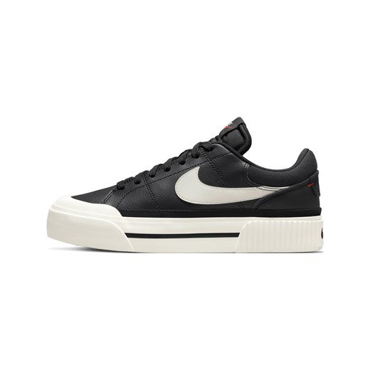 Trampki męskie Nike czarne sportowe sznurowane