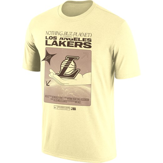 T-shirt męski Los Nike NBA Angeles Lakers - Brązowy ze sklepu Nike poland w kategorii T-shirty męskie - zdjęcie 161520020