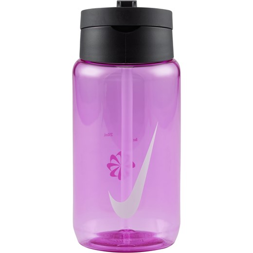 Bidon z tritanu ze słomką Nike Recharge (0,5 l) - Różowy ze sklepu Nike poland w kategorii Bidony i butelki - zdjęcie 161520324
