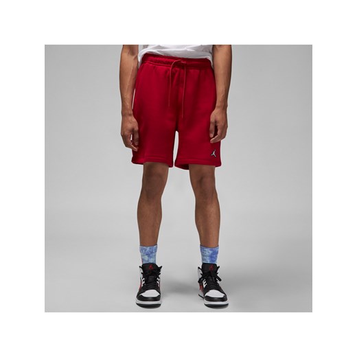 Spodenki męskie Jordan Brooklyn Fleece - Czerwony ze sklepu Nike poland w kategorii Spodenki męskie - zdjęcie 161521172