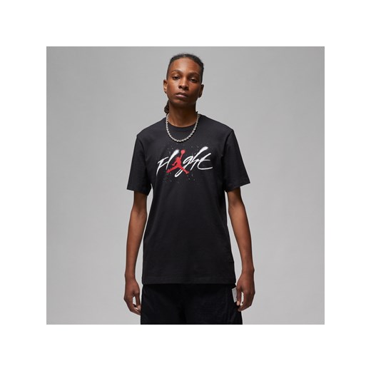Męski T-shirt z nadrukiem Jordan - Czerń ze sklepu Nike poland w kategorii T-shirty męskie - zdjęcie 161521221