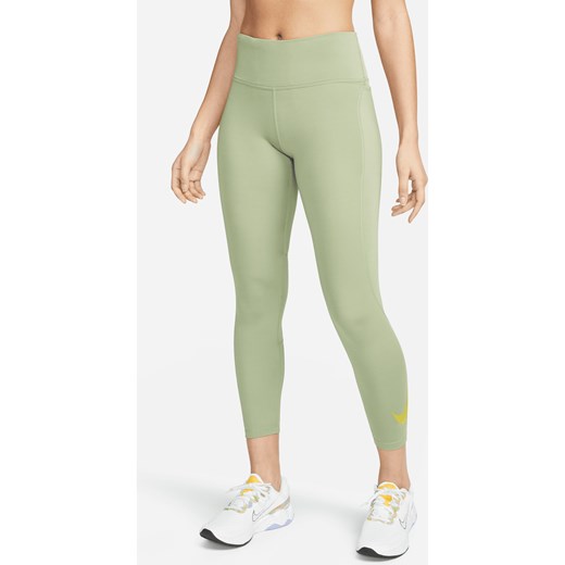 Damskie legginsy 7/8 ze średnim stanem i kieszeniami do biegania Nike Fast - Nike XS Nike poland