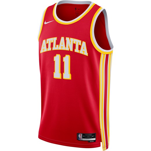 Koszulka męska Nike Dri-FIT NBA Swingman Atlanta Hawks Icon Edition 2022/23 - Czerwony ze sklepu Nike poland w kategorii T-shirty męskie - zdjęcie 161521522