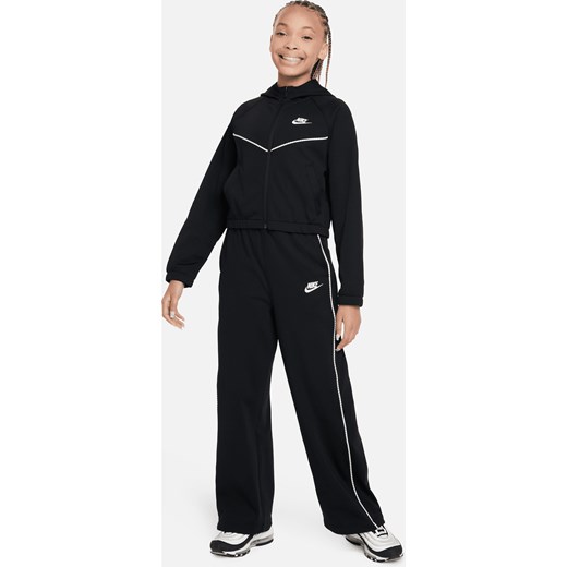 Dres dla dużych dzieci (dziewcząt) Nike Sportswear - Czerń ze sklepu Nike poland w kategorii Dresy dziewczęce - zdjęcie 161522020