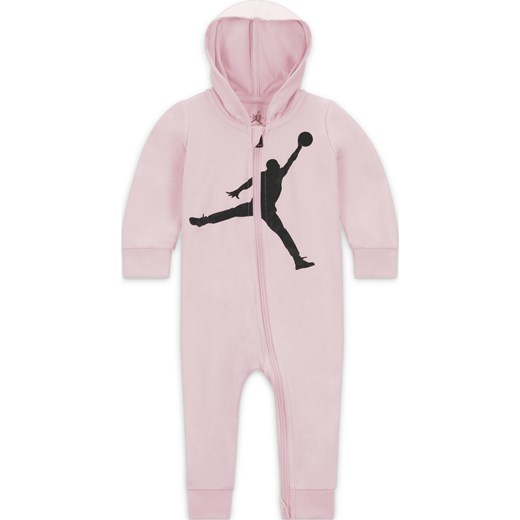 Pajacyk z kapturem dla niemowląt (3–6 M) Jumpman Jordan - Różowy ze sklepu Nike poland w kategorii Pajacyki - zdjęcie 161522151