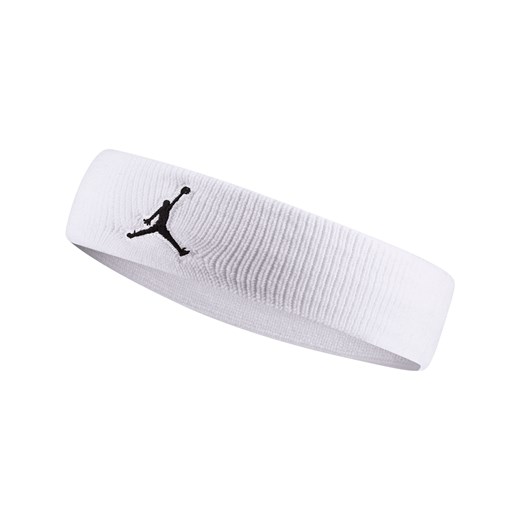 Opaska na głowę Jordan Dri-FIT Jumpman - Biel ze sklepu Nike poland w kategorii Opaski damskie - zdjęcie 161522290