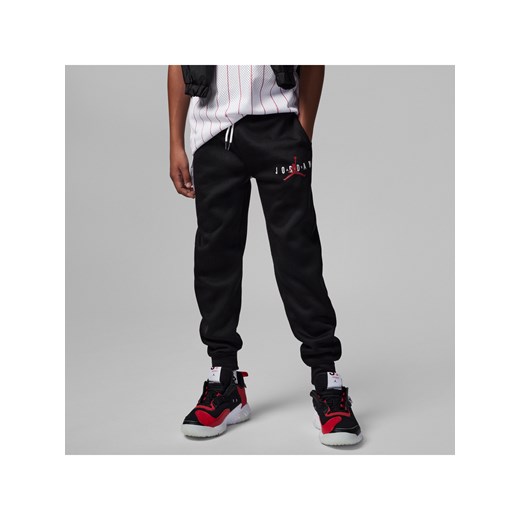 Spodnie z dzianiny dla dużych dzieci Jordan - Czerń ze sklepu Nike poland w kategorii Spodnie chłopięce - zdjęcie 161522360