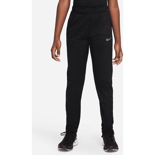 Spodnie treningowe dla dużych dzieci (chłopców) Nike Poly+ - Czerń ze sklepu Nike poland w kategorii Spodnie chłopięce - zdjęcie 161522614