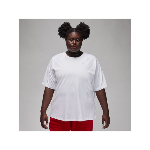 T-shirt damski o fasonie typu girlfriend Jordan Essentials (duże rozmiary) - Biel ze sklepu Nike poland w kategorii Bluzki damskie - zdjęcie 161523272