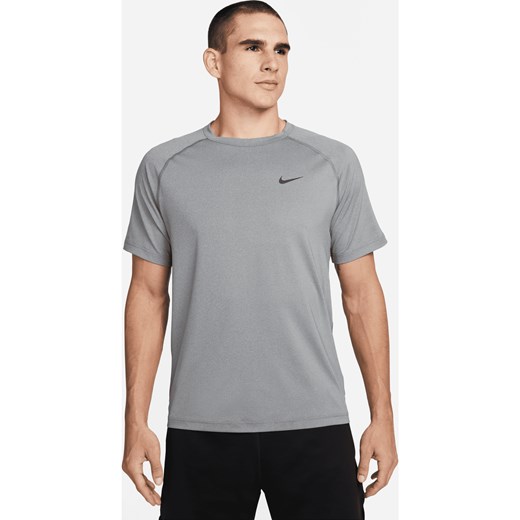 Męska koszulka z krótkim rękawem do fitnessu Dri-FIT Nike Ready - Szary ze sklepu Nike poland w kategorii T-shirty męskie - zdjęcie 161523342