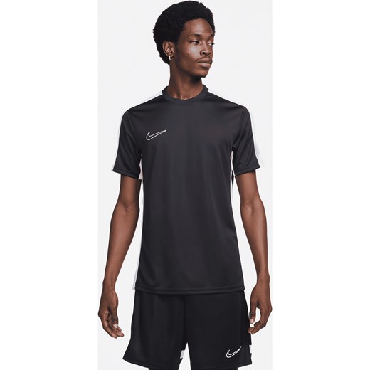 Męska koszulka piłkarska z krótkim rękawem Dri-FIT Nike Academy - Czerń ze sklepu Nike poland w kategorii T-shirty męskie - zdjęcie 161523620