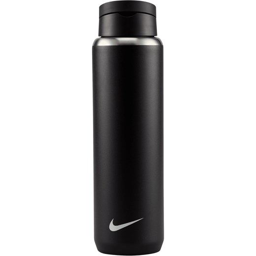 Bidon ze stali nierdzewnej ze słomką Nike Recharge (0,7 l) - Czerń ze sklepu Nike poland w kategorii Bidony i butelki - zdjęcie 161523690