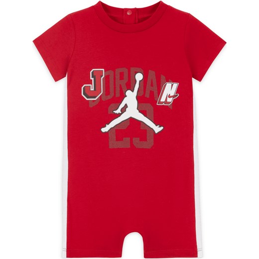 Rampers z dzianiny dla niemowląt Jordan Gym 23 (3–6 M) - Czerwony ze sklepu Nike poland w kategorii Rampersy - zdjęcie 161524604