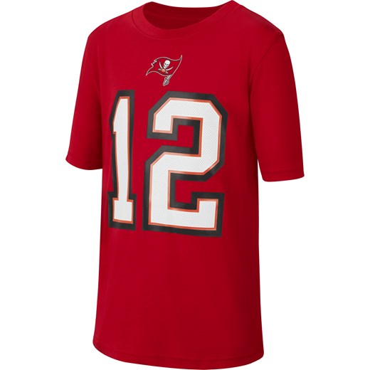 T-shirt dla dużych dzieci Nike (NFL Tampa Bay Buccaneers) - Czerwony ze sklepu Nike poland w kategorii T-shirty chłopięce - zdjęcie 161524623