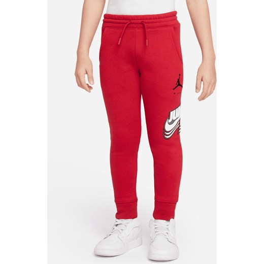 Spodnie dla małych dzieci Jordan - Czerwony ze sklepu Nike poland w kategorii Spodnie dziewczęce - zdjęcie 161524762