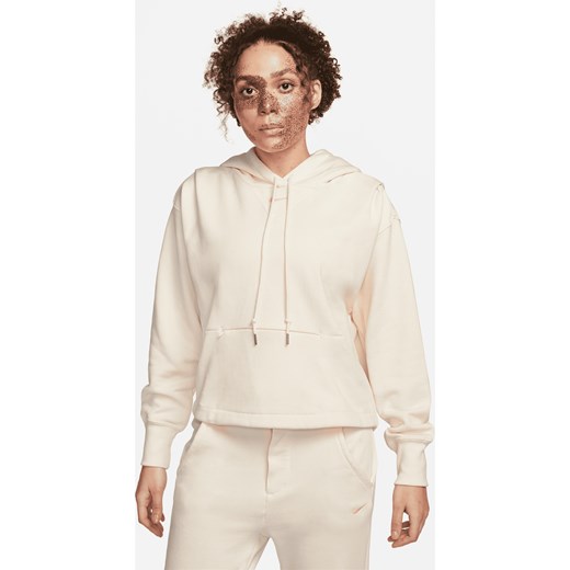 Damska bluza oversize z dzianiny dresowej z kapturem Nike Sportswear Modern Fleece - Biel ze sklepu Nike poland w kategorii Bluzy damskie - zdjęcie 161524804