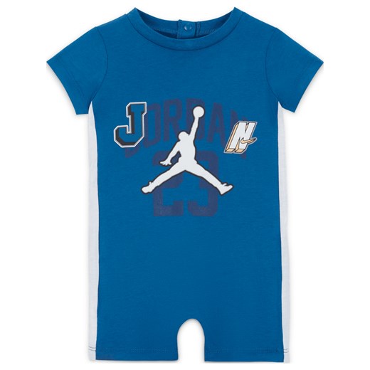 Rampers z dzianiny dla niemowląt Jordan Gym 23 (3–6 M) - Niebieski ze sklepu Nike poland w kategorii Rampersy - zdjęcie 161524913