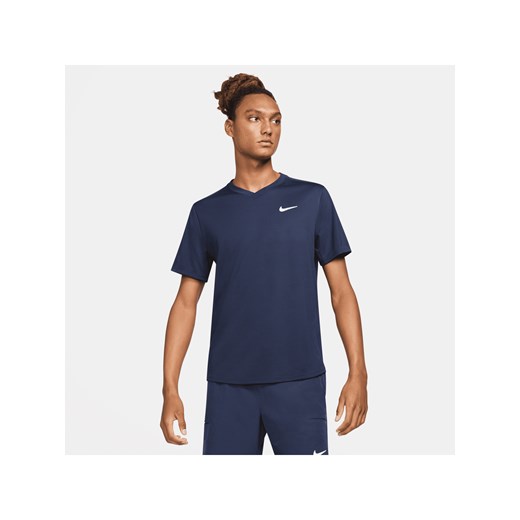 Męska koszulka do tenisa NikeCourt Dri-FIT Victory - Niebieski Nike M Nike poland