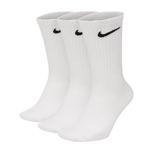 Lekkie skarpety treningowe Nike Everyday (3 pary) - Biel Nike XL Nike poland
