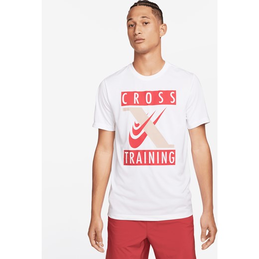 Męski T-shirt do fitnessu Nike Dri-FIT Legend - Biel ze sklepu Nike poland w kategorii T-shirty męskie - zdjęcie 161525822
