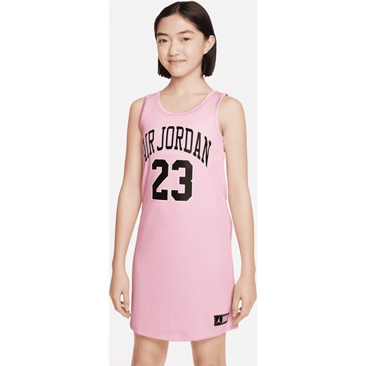 Sukienka dla dużych dzieci (dziewcząt) Jordan - Różowy ze sklepu Nike poland w kategorii Sukienki dziewczęce - zdjęcie 161525871