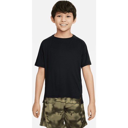 Koszulka treningowa dla dużych dzieci (chłopców) Dri-FIT Nike Multi - Czerń ze sklepu Nike poland w kategorii T-shirty chłopięce - zdjęcie 161525922