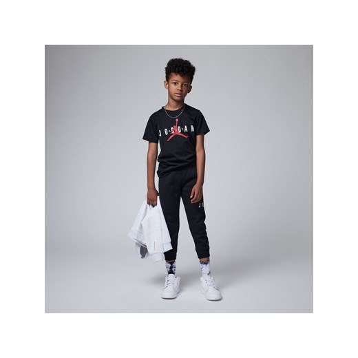 Zestaw ze spodniami z materiałów przyjaznych środowisku dla małych dzieci Jumpman Jordan - Czerń ze sklepu Nike poland w kategorii Komplety chłopięce - zdjęcie 161525971