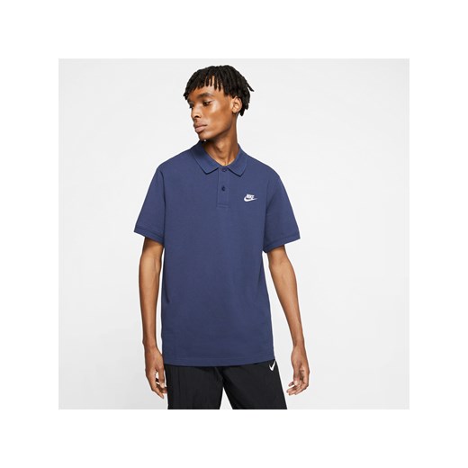 Męska koszulka polo Nike Sportswear - Niebieski ze sklepu Nike poland w kategorii T-shirty męskie - zdjęcie 161525972