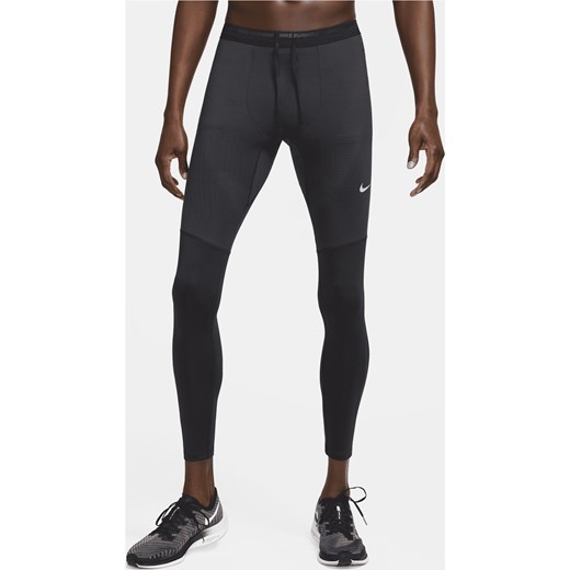 Męskie legginsy do biegania Nike Dri-FIT Phenom - Czerń ze sklepu Nike poland w kategorii Spodnie męskie - zdjęcie 161526151