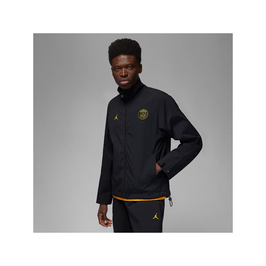 Męska kurtka z tkaniny Paris Saint-Germain - Czerń ze sklepu Nike poland w kategorii Kurtki męskie - zdjęcie 161526222