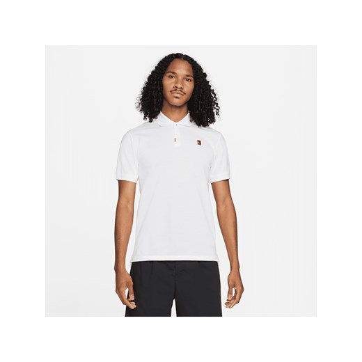 Męska dopasowana koszulka polo The Nike Polo - Biel ze sklepu Nike poland w kategorii T-shirty męskie - zdjęcie 161526262