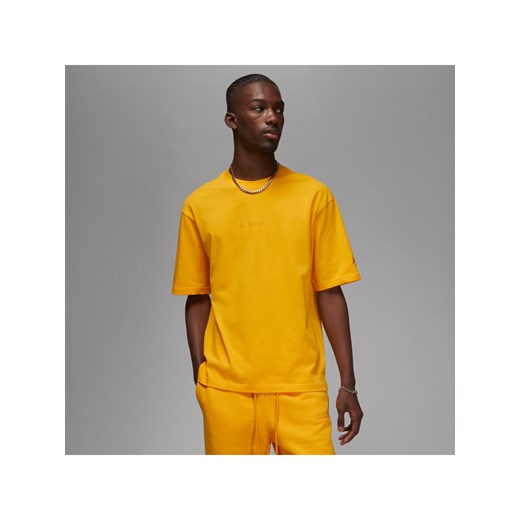 T-shirt męski Air Jordan Wordmark - Żółty Jordan M Nike poland