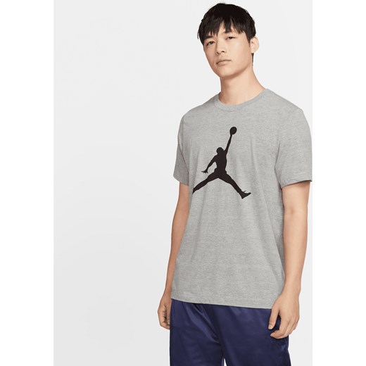T-shirt męski Jordan Jumpman - Szary ze sklepu Nike poland w kategorii T-shirty męskie - zdjęcie 161527134