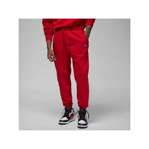 Spodnie męskie Jordan Brooklyn Fleece - Czerwony Jordan S Nike poland