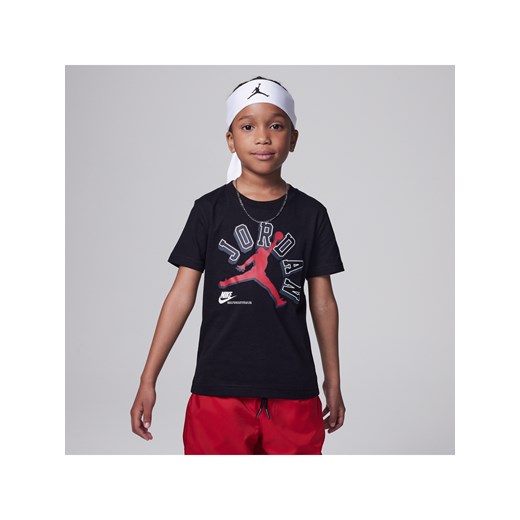T-shirt dla małych dzieci Jordan Varsity Jumpman Tee - Czerń ze sklepu Nike poland w kategorii T-shirty chłopięce - zdjęcie 161527722