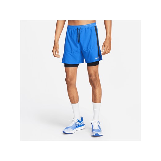 Męskie hybrydowe spodenki do biegania Nike Stride Dri-FIT 13 cm - Niebieski ze sklepu Nike poland w kategorii Spodenki męskie - zdjęcie 161527891